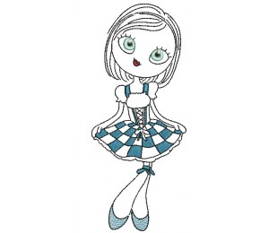 Stickdatei - Bayrisches Mädel 4